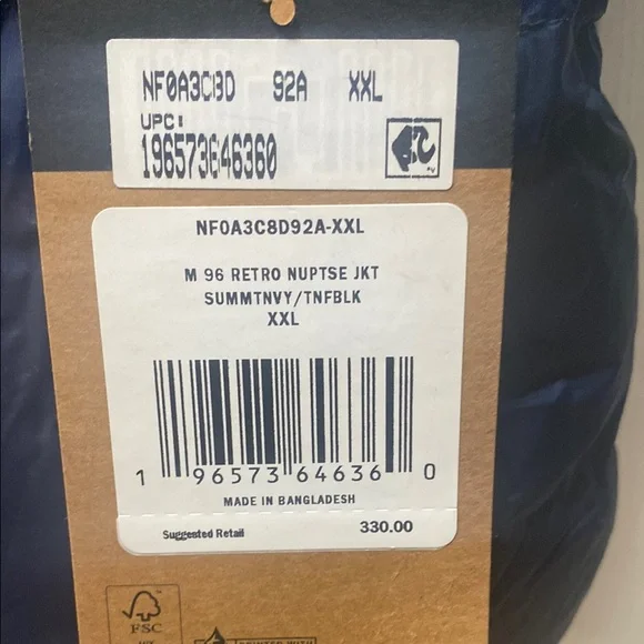 The North Face Retro Nuptse Jacket XXL - Picture 2 of 8